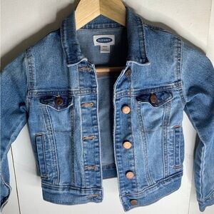 Old Navy Blue Kids Denim Jacket with Copper Buttons